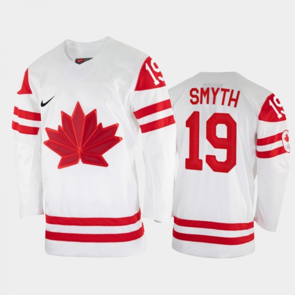 Canada Hockey Ryan Smyth 2002 Winter Olympic White...