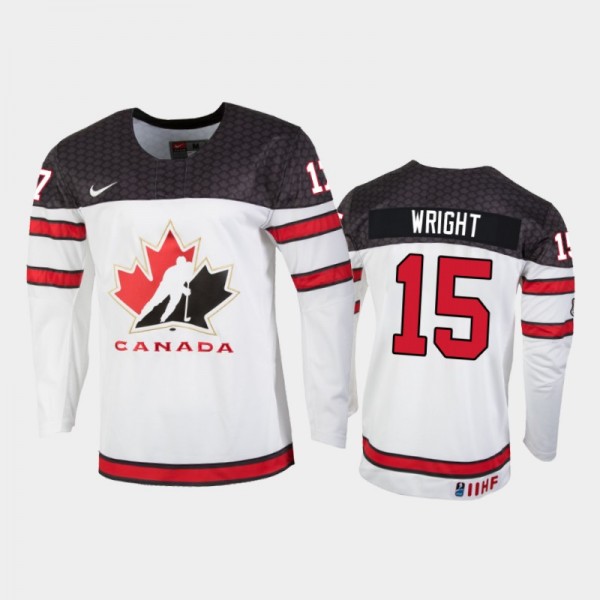 Shane Wright Canada Hockey White Home Jersey 2022 ...