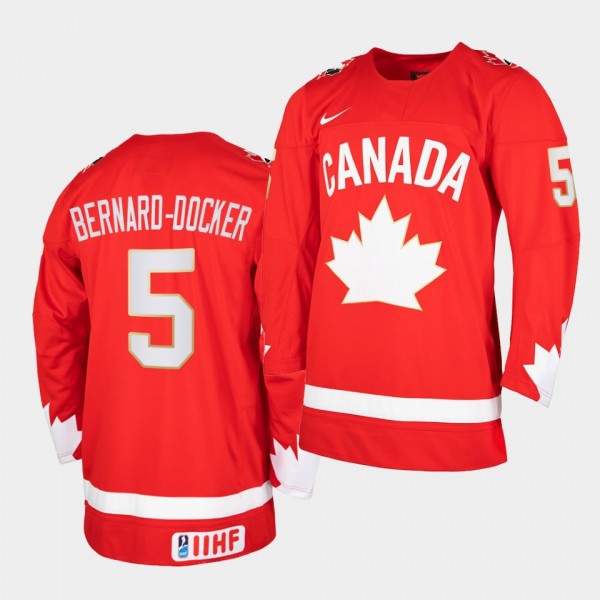 Canada Team Jacob Bernard-Docker 2021 IIHF World C...
