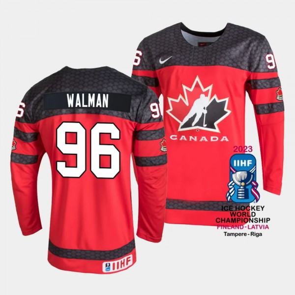 Canada #96 Jake Walman 2023 IIHF World Championshi...