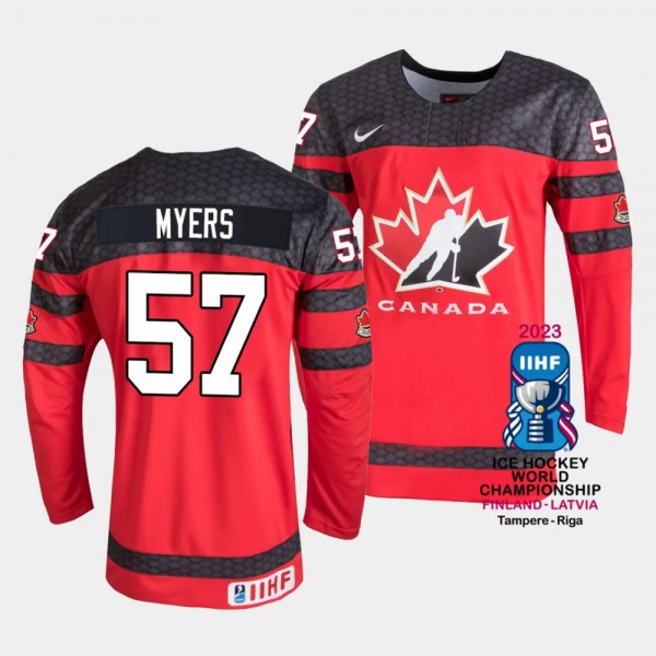 Canada #57 Tyler Myers 2023 IIHF World Championshi...