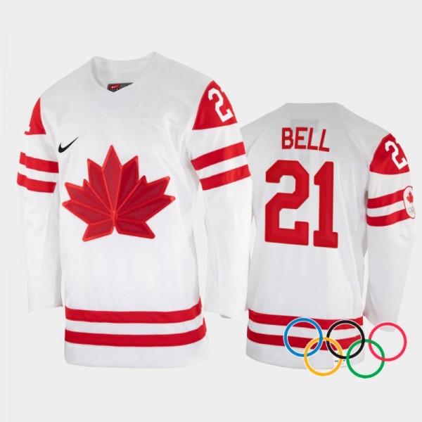 Ashton Bell Canada Women's Hockey White Jersey 202...