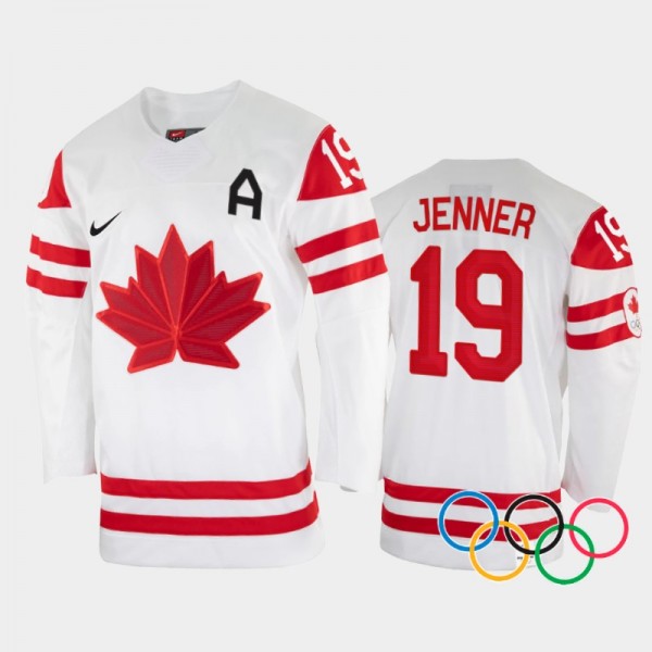 Brianne Jenner Canada Women's Hockey White Jersey ...