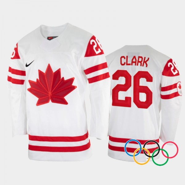 Emily Clark Canada Women's Hockey White Jersey 202...