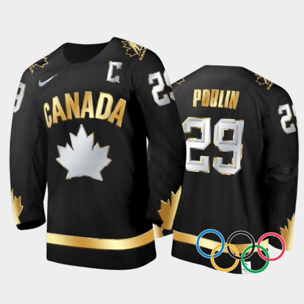 Marie-Philip Poulin Canada Women's Hockey Black Go...