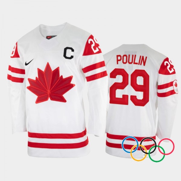 Marie-Philip Poulin Canada Women's Hockey White Je...