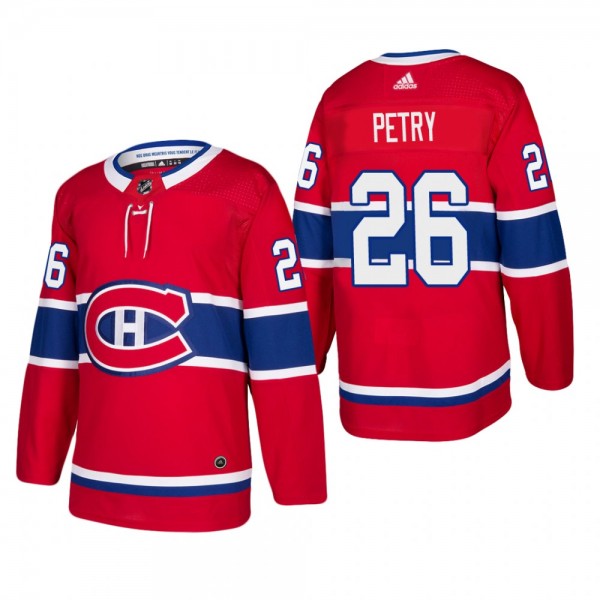 Men's Montreal Canadiens Jeff Petry #26 Home Red A...