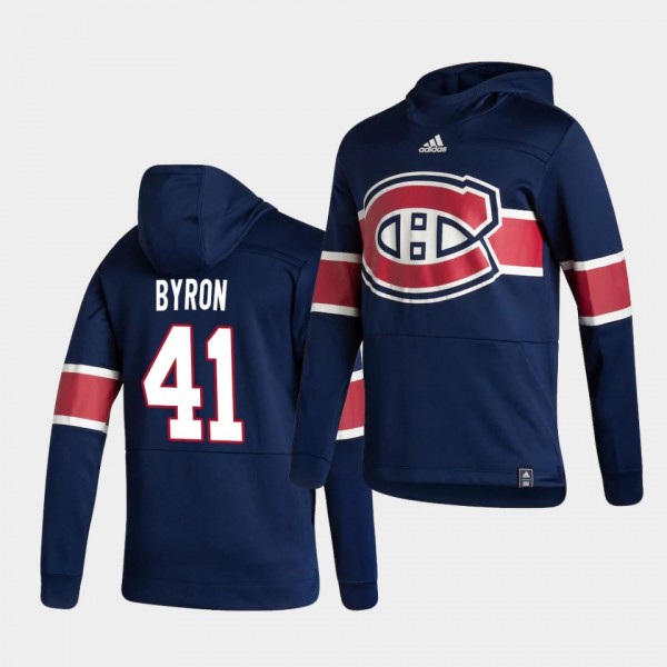 Montreal Canadiens Paul Byron 2021 Reverse Retro N...