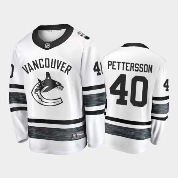 Men's Canucks Elias Pettersson #40 2019 NHL All-St...