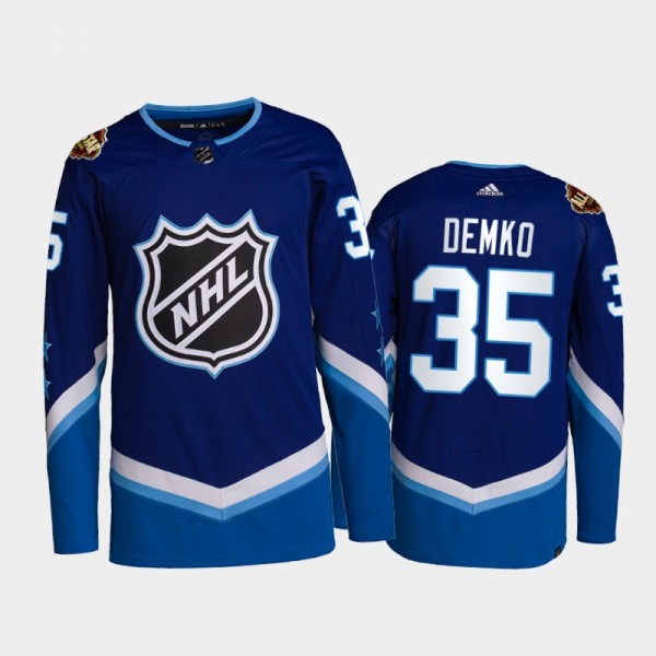 Thatcher Demko Canucks 2022 NHL All-Star Blue Jersey Western