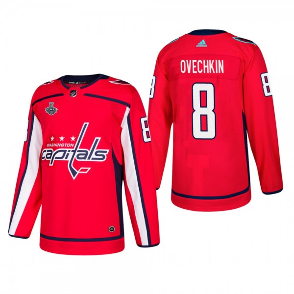 Men's Washington Capitals Alex Ovechkin #8 Home Red Authentic Player Cheap Jersey