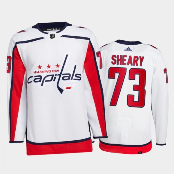 Conor Sheary Washington Capitals Primegreen Authentic Pro Jersey 2021-22 White #73 Away Uniform