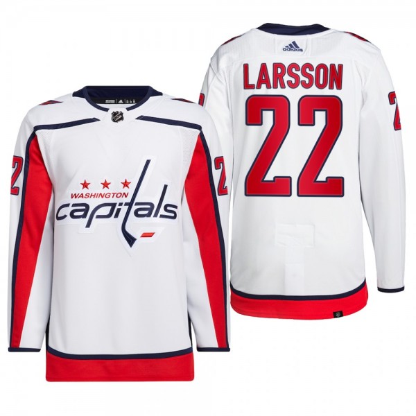 Washington Capitals 2022 Away Jersey Johan Larsson...