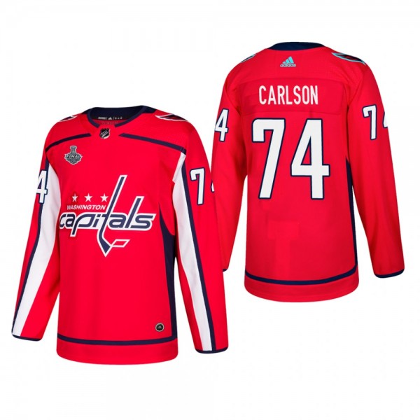 Men's Washington Capitals John Carlson #74 Home Re...