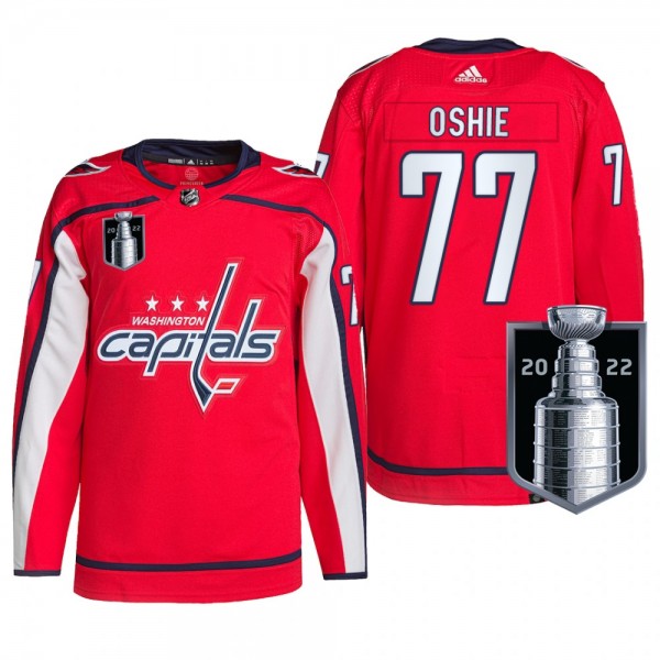 Capitals T.J. Oshie 2022 Stanley Cup Playoffs Red ...