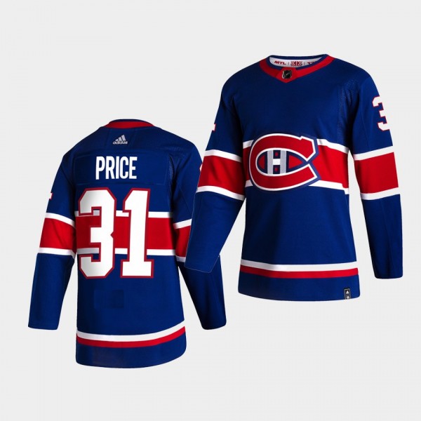 Montreal Canadiens 2021 Reverse Retro Carey Price ...
