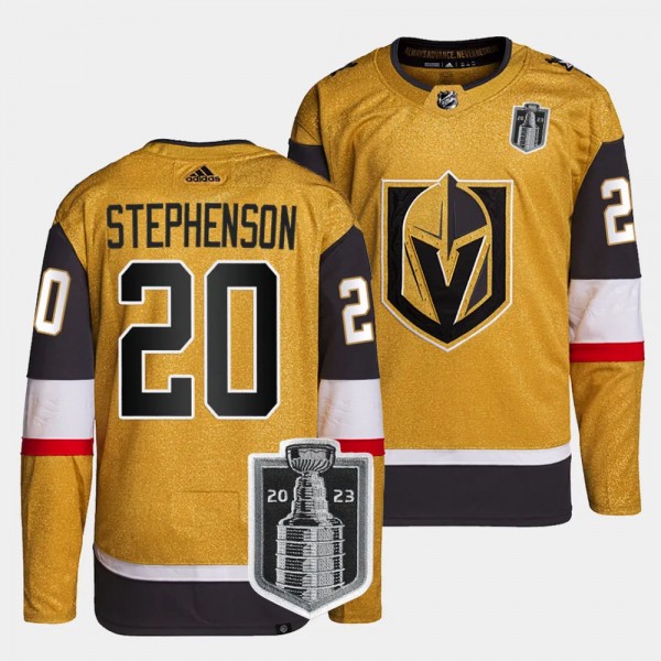 Vegas Golden Knights 2023 Stanley Cup Final Chandler Stephenson #20 Gold Authentic Home Jersey Men's