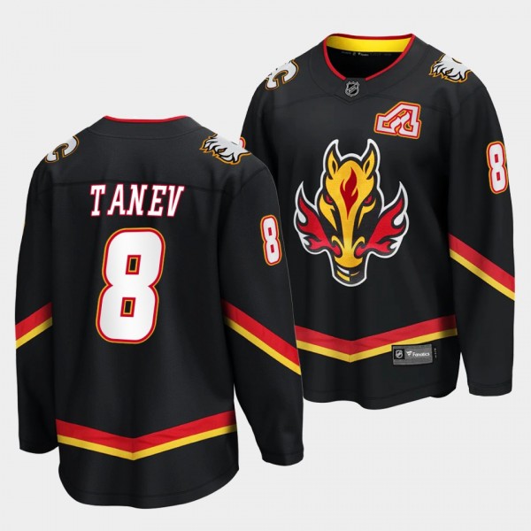 Christopher Tanev Calgary Flames 2022-23 Alternate Black Breakaway Player Jersey Men