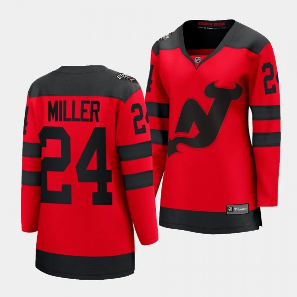Colin Miller New Jersey Devils 2024 NHL Stadium Series Women Breakaway Player 24 Jersey