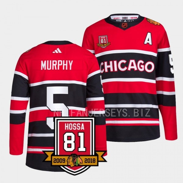 Chicago Blackhawks Only One 81 Connor Murphy #5 Re...