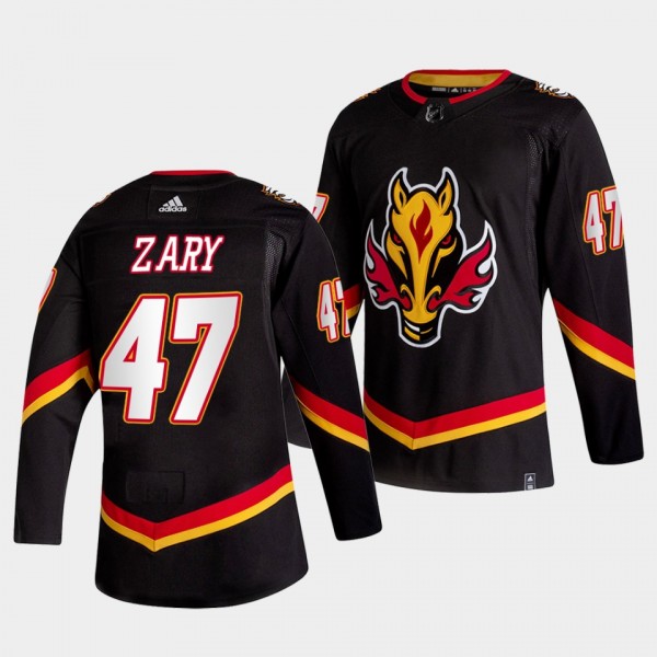 Connor Zary #47 Calgary Flames 2022-23 Alternate A...
