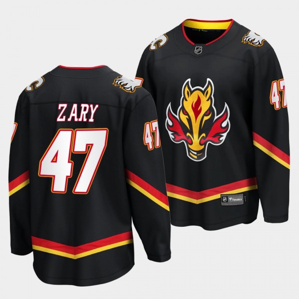 Calgary Flames #47 Connor Zary Alternate 2022-23 B...