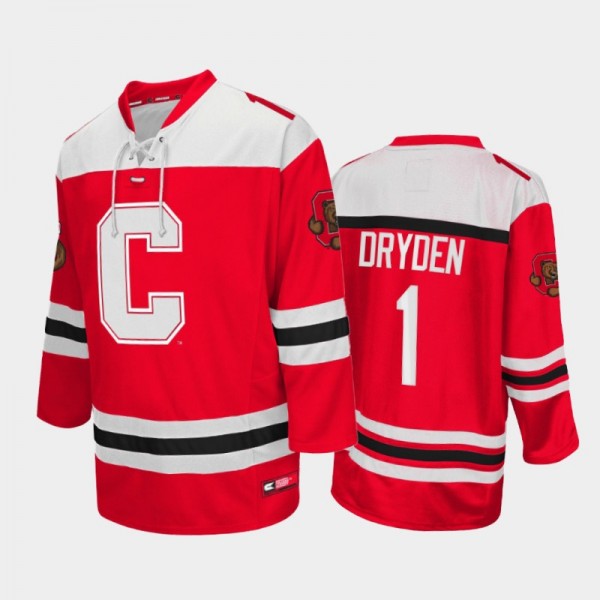 Cornell Big Red Ken Dryden #1 College Hockey Red J...