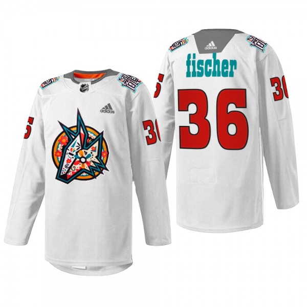 Christian Fischer Coyotes Los Yotes Night White Je...