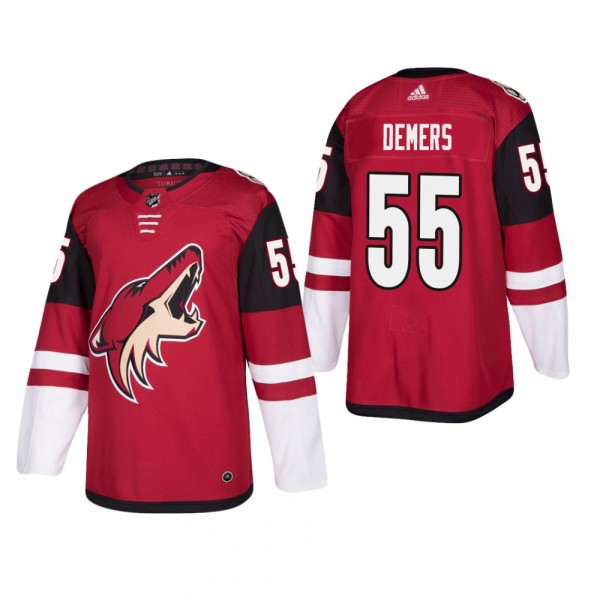 Men's Arizona Coyotes Jason Demers #55 Home Maroon Authentic Player Cheap Jersey