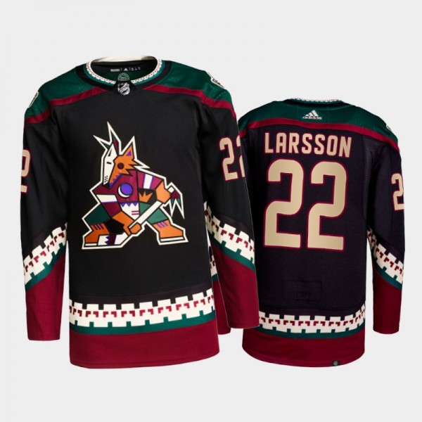 2021-22 Arizona Coyotes Johan Larsson Primegreen A...