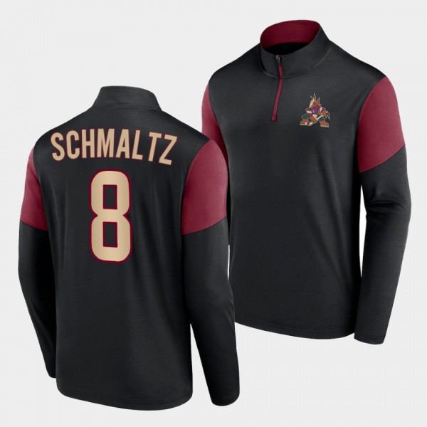 Arizona Coyotes Nick Schmaltz Lightweight Jacket Black Quarter-Zip