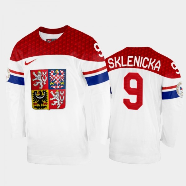 David Sklenicka Czech Republic Hockey White Home J...