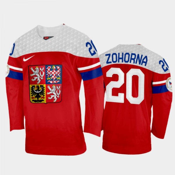 Czech Republic Hockey Hynek Zohorna 2022 Winter Ol...