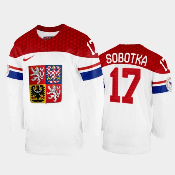 Vladimir Sobotka Czech Republic Hockey White Home ...