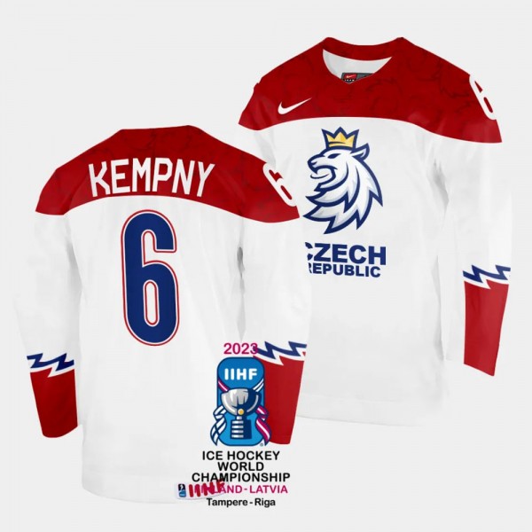 Czechia #6 Michal Kempny 2023 IIHF World Champions...