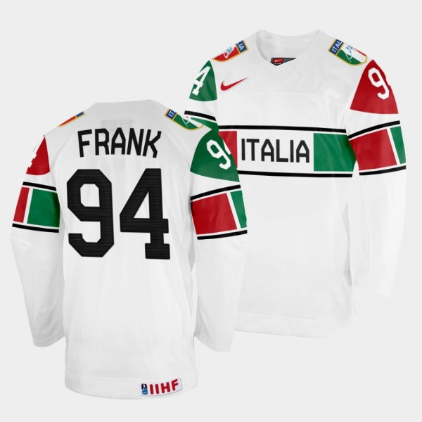 Italy 2022 IIHF World Championship Daniel Frank #9...