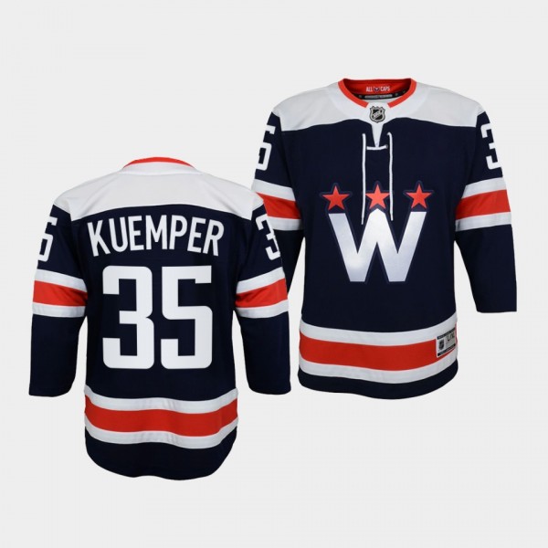 Darcy Kuemper Youth Jersey Capitals Alternate Navy...