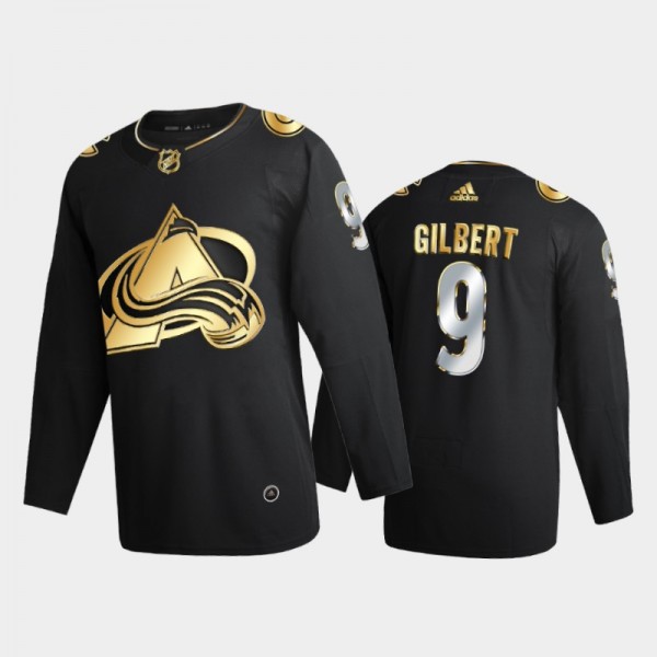 Colorado Avalanche Dennis Gilbert #9 2020-21 2021 Golden Edition Black Limited Authentic Jersey