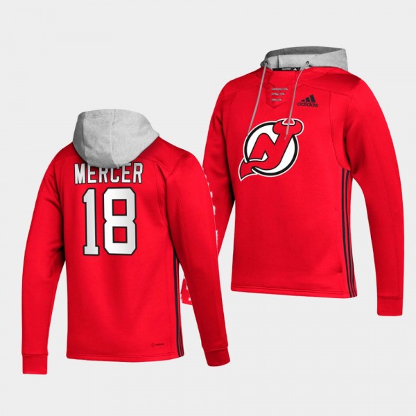 Dawson Mercer New Jersey Devils Skate Red Lace-up ...