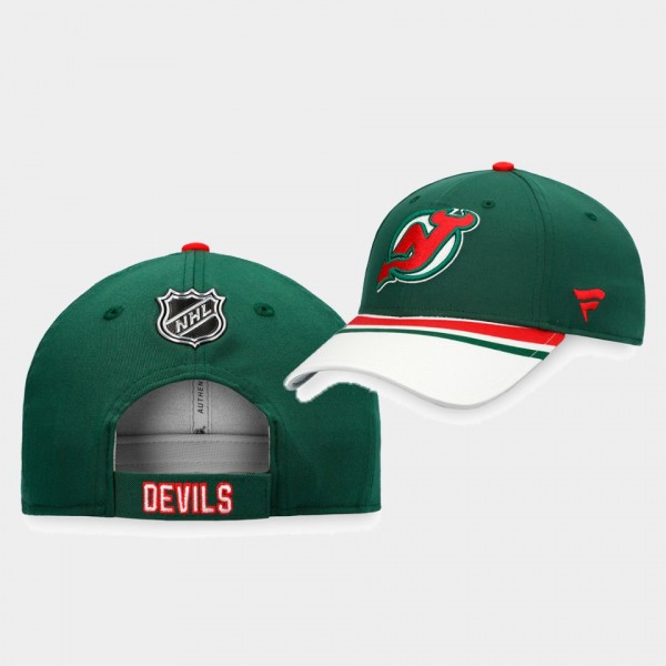 New Jersey Devils 2021 Special Edition Green Adjus...