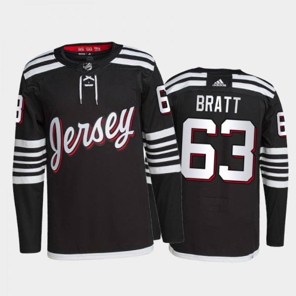 2021-22 New Jersey Devils Jesper Bratt Alternate J...