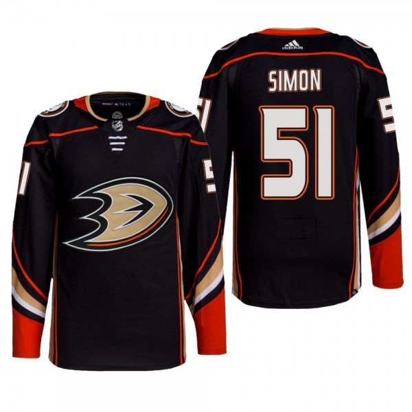 Dominik Simon Anaheim Ducks Home Jersey 2022 Black...