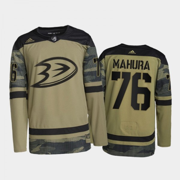 Josh Mahura Anaheim Ducks Military Appreciation Je...