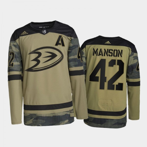 Josh Manson Anaheim Ducks Military Appreciation Je...