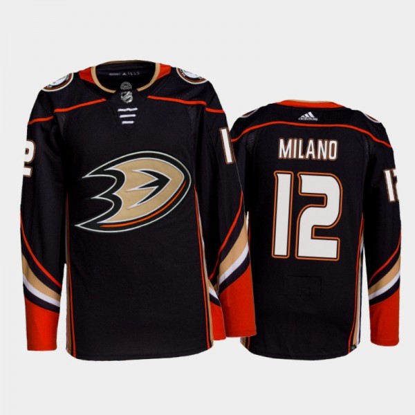Sonny Milano Anaheim Ducks Home Jersey 2021-22 Bla...