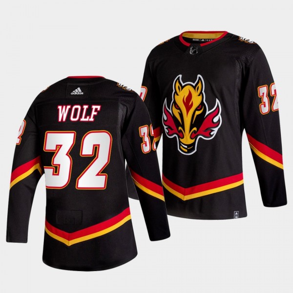 Calgary Flames Dustin Wolf 2022-23 Alternate #32 B...