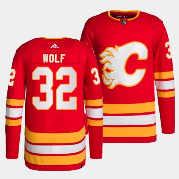 Dustin Wolf Calgary Flames Authentic Primegreen Re...