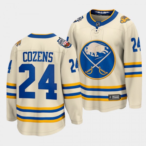 Dylan Cozens Buffalo Sabres 2022 Heritage Classic Cream Jersey Men