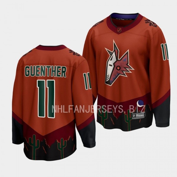 Dylan Guenther Arizona Coyotes 2022 Special Edition 2.0 Orange Breakaway Player Jersey Men's