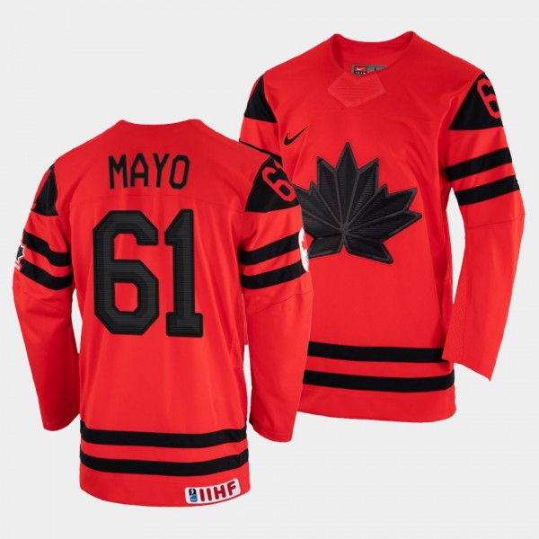 Canada 2022 IIHF World Championship Dysin Mayo #61...